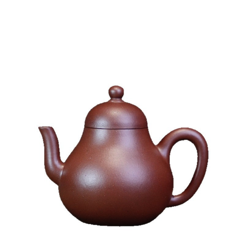 全手工宜兴紫砂茶壶 [思亭壶] (底槽清 - 120ml)