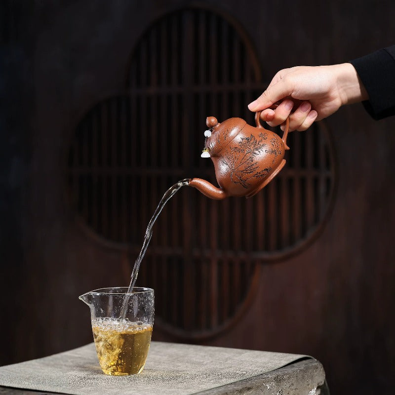 Yixing Zisha Teekanne [Harmony Si Ting] (Jiang Po Ni - 240ml)