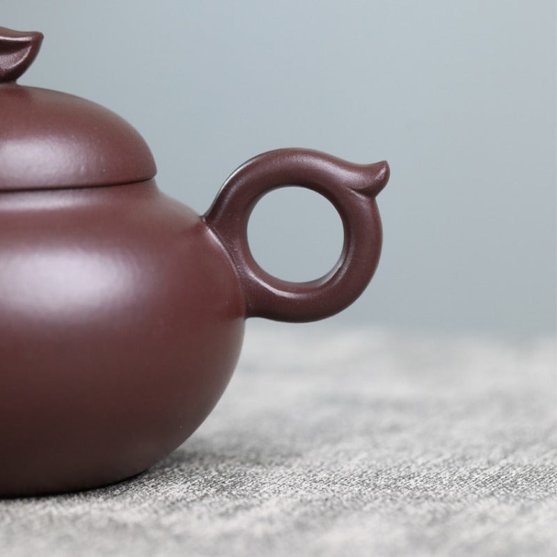 Full Handmade Yixing Zisha Teapot [Listening] (Zi Ni - 200ml)