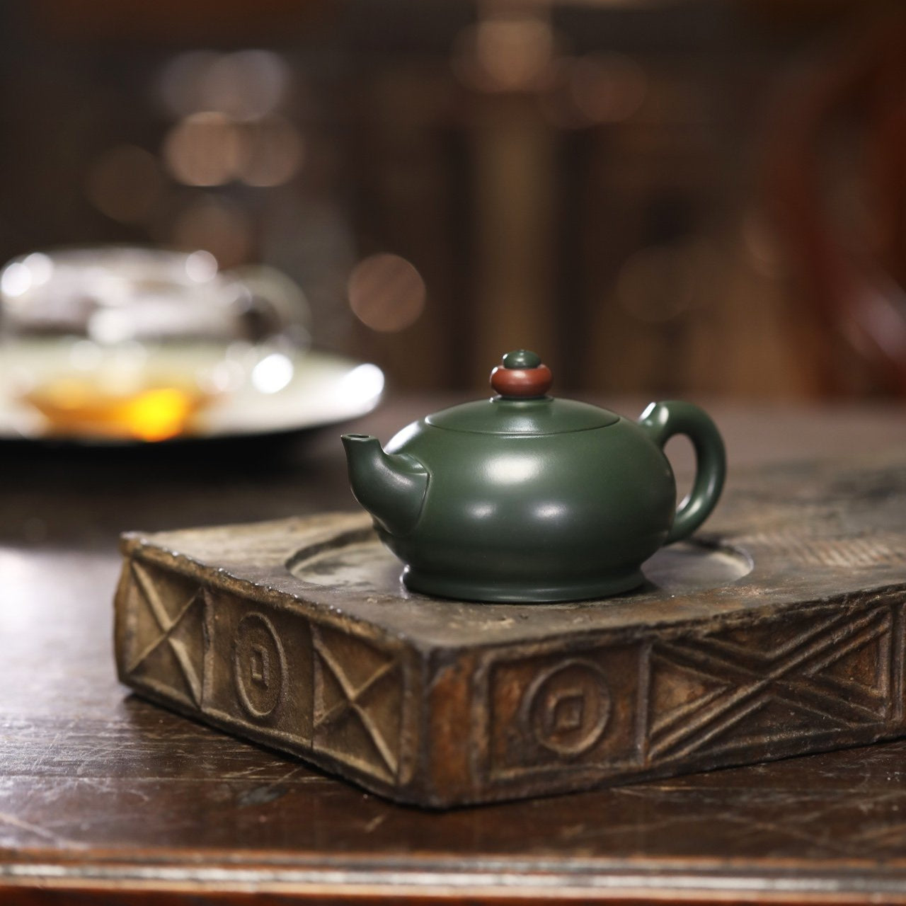 Full Handmade Yixing Zisha Teapot [Shi Lai Yun Zhuan Pot] (Lu Ni - 180ml/300ml) - YIQIN TEA HOUSE | yiqinteahouse.com | 200-300ml, <200ml, full handmade zisha teapot, plain smooth, teapot, teaware