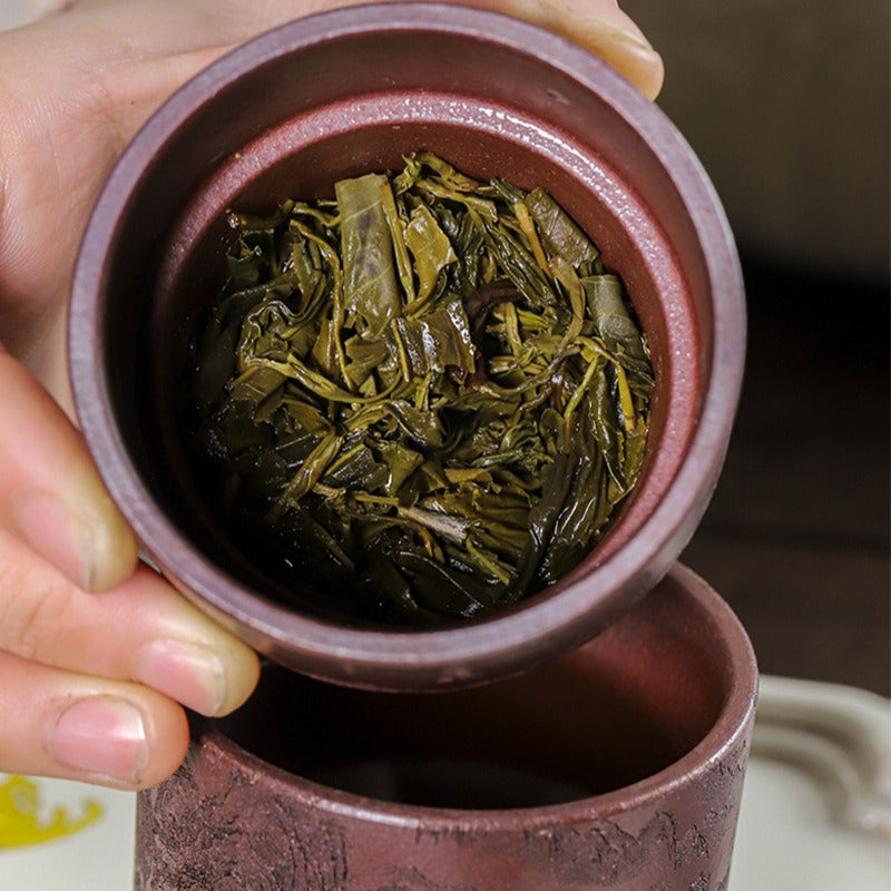 Handmade Yixing Zisha Travel Tea Cup [Xian Ju] (Zi Ni - 150ml)