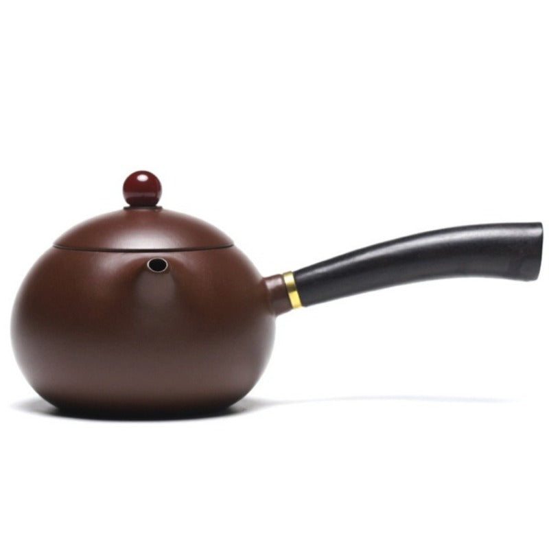 宜兴紫砂茶壶【唐羽西施】（紫朱泥/大红袍 - 200ml）