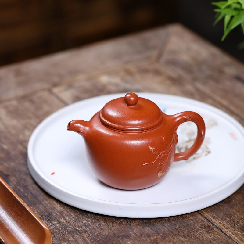Yixing Zisha Teekanne [Pao Zun] (Zhao Zhuang Zhu Ni - 250ml)