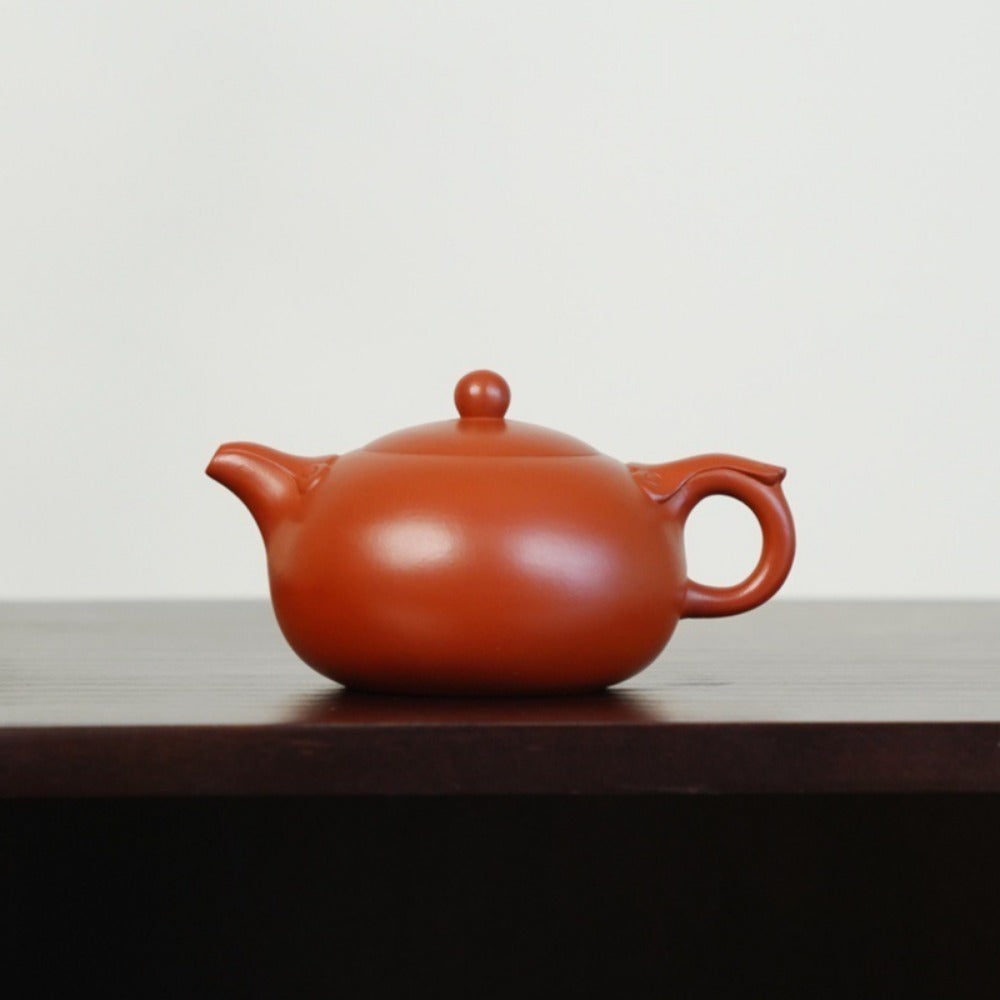 Théière Yixing Zisha entièrement faite à la main [Pot Yu Ru] (Xiao Meiyao Zhu Ni - 210 ml)
