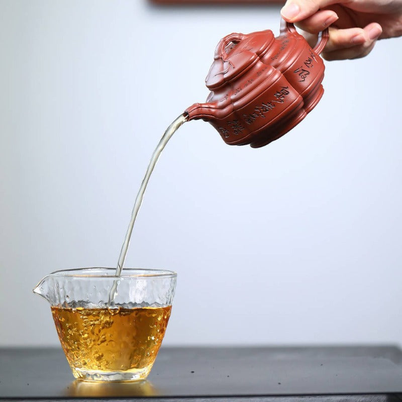 Full Handmade Yixing Zisha Teapot [Zhu Gu Pot] (Zhu Ni - 230ml)