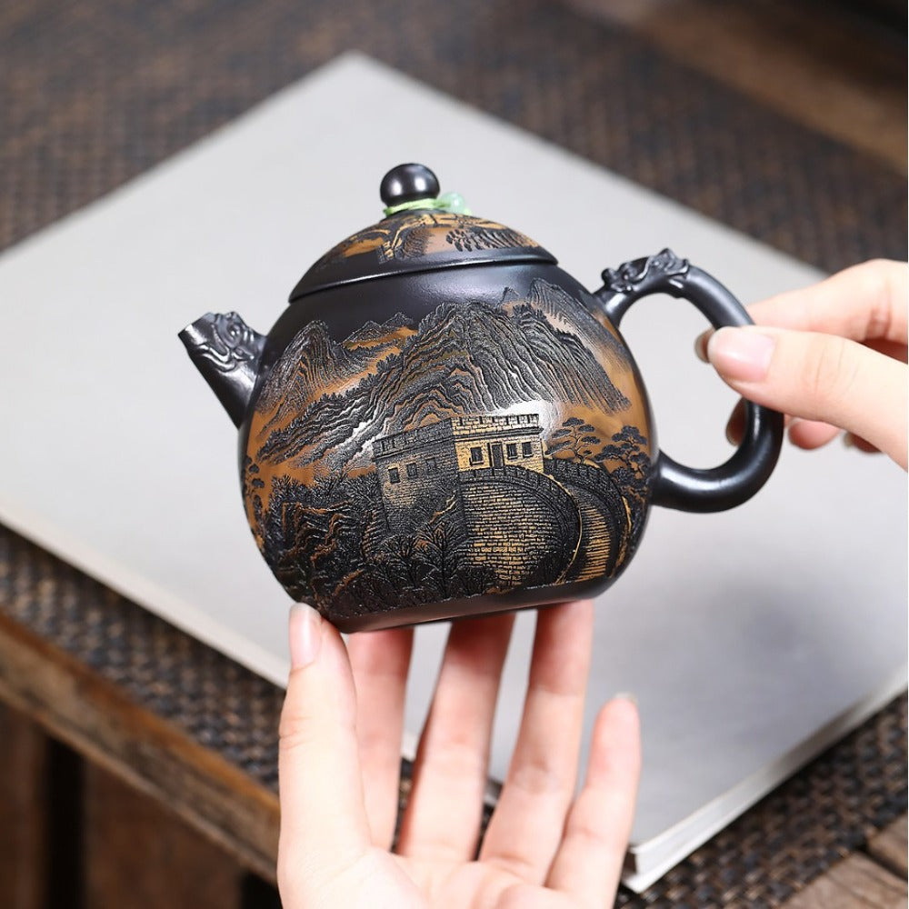 Yixing Zisha Teapot [The Great Wall] (Shi Huang - 320ml)