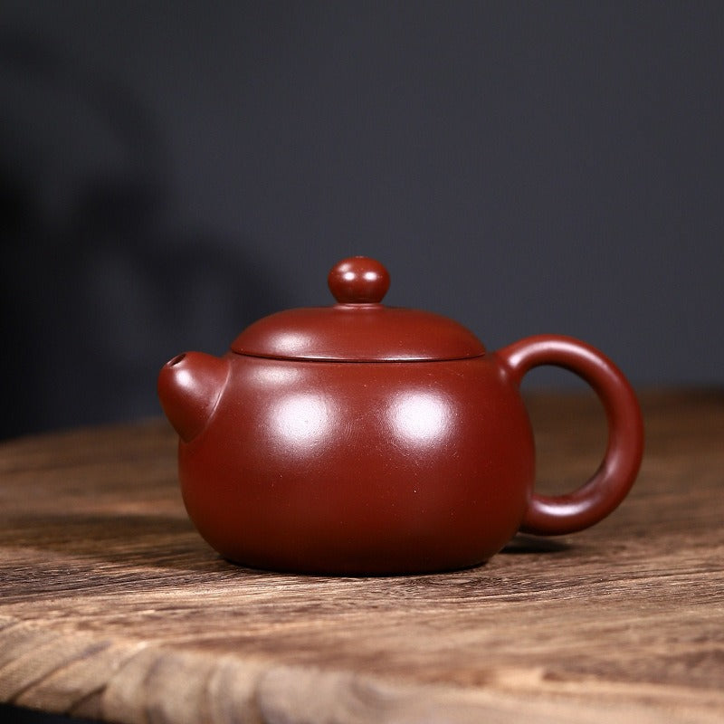 Exquisite Yixing Zisha Teekanne [Mini Xishi Pot] (Dahongpao / Zi Zhu Ni - 130ml)