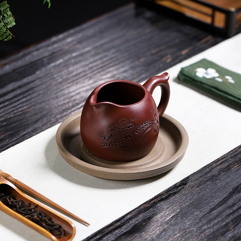 Handmade Yixing Zisha Fair Cup [Jiangnan] (Zi Ni - 280/380ml)