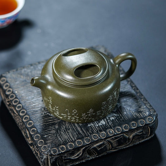 Tetera Yixing Zisha hecha a mano [Niu Gai De Zhong] (Douqing Sha - 280ml)