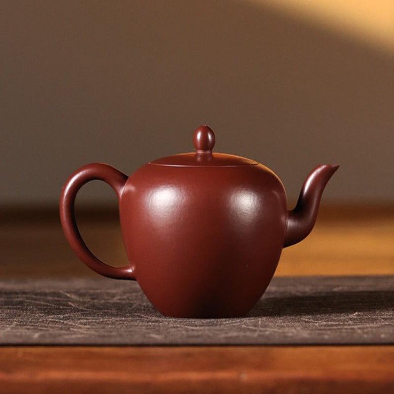 Vollhandgefertigte Yixing Zisha Teekanne [Mini-Schönheitsschulter] (Zi Zhu Ni - 130ml)