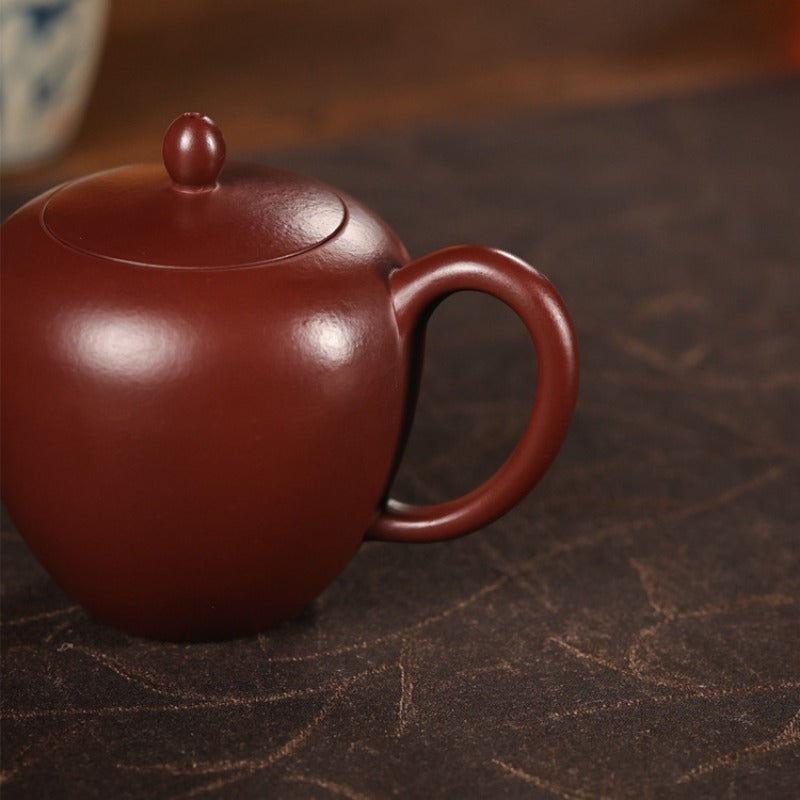 Vollhandgefertigte Yixing Zisha Teekanne [Mini-Schönheitsschulter] (Zi Zhu Ni - 130ml)