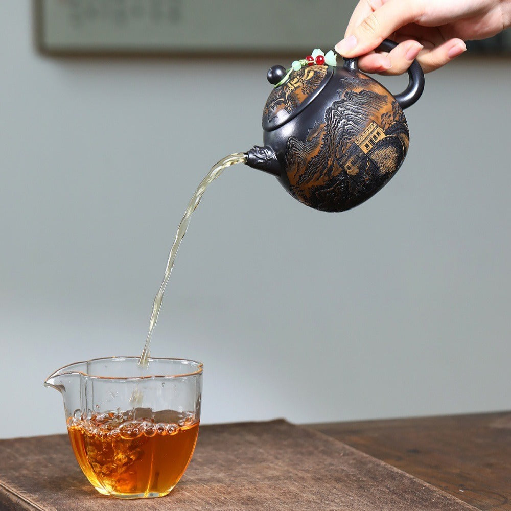 Yixing Zisha Teapot [The Great Wall] (Shi Huang - 320ml)