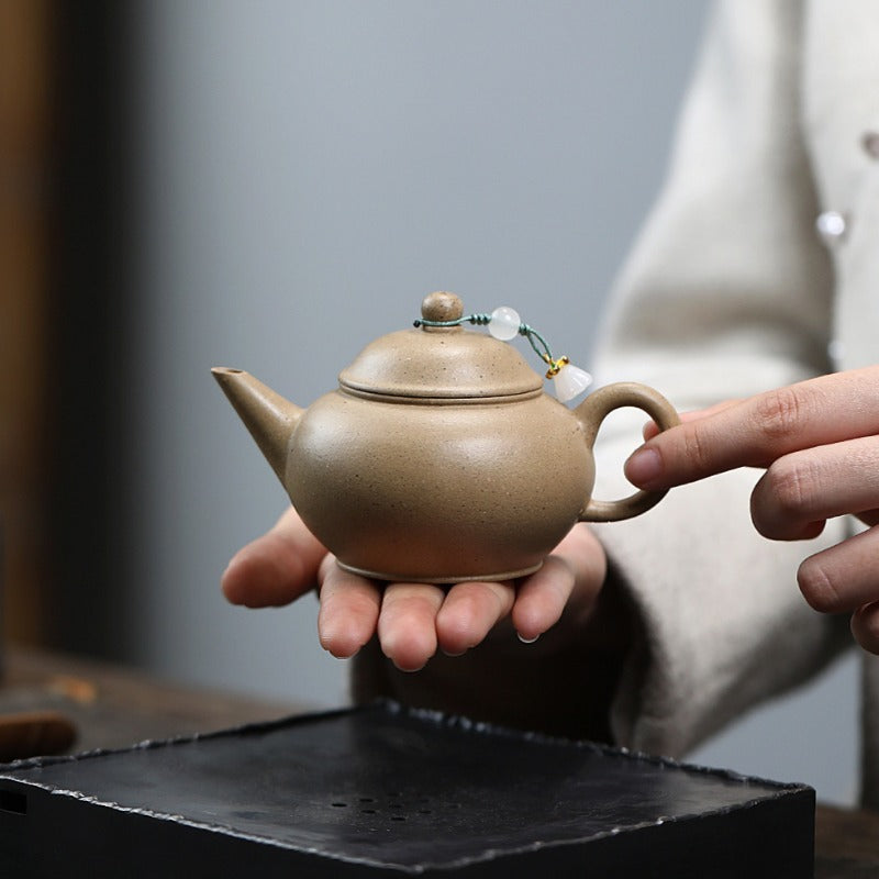 Yixing Zisha Teapot [Shui Ping] (Bensan Lu Ni - 150ml)