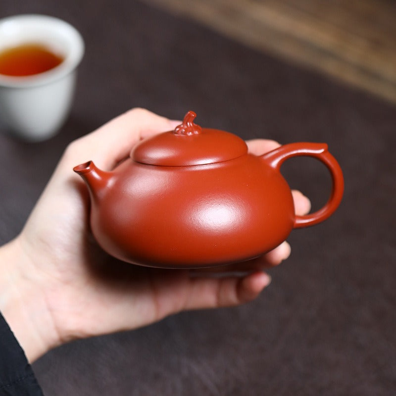 Yixing Zisha Teekanne [Melon-stem Han Jiang] (Zhu Ni - 170ml)