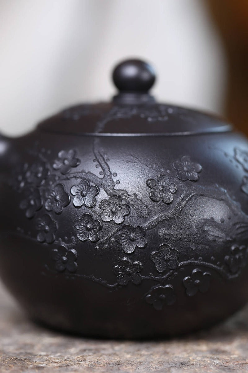 Yixing-Zisha-Teekanne [Xishi Pot] (Hei Ni - 270 ml)