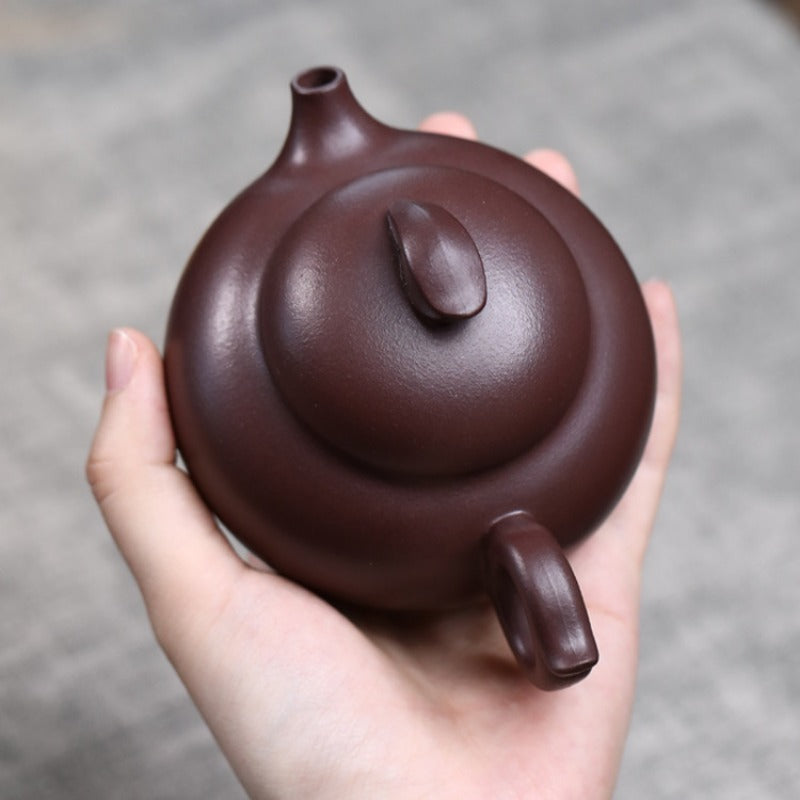 Full Handmade Yixing Zisha Teapot [Listening] (Zi Ni - 200ml)