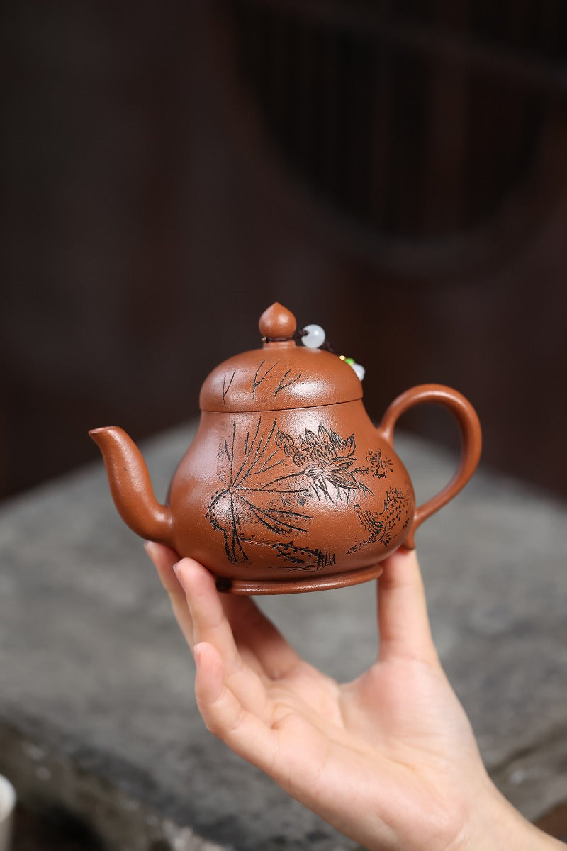 Yixing Zisha Teekanne [Harmony Si Ting] (Jiang Po Ni - 240ml)