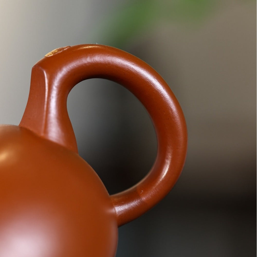 Théière Yixing Zisha entièrement faite à la main [La fortune arrive] (Xiao Meiyao Zhu Ni - 260ml)