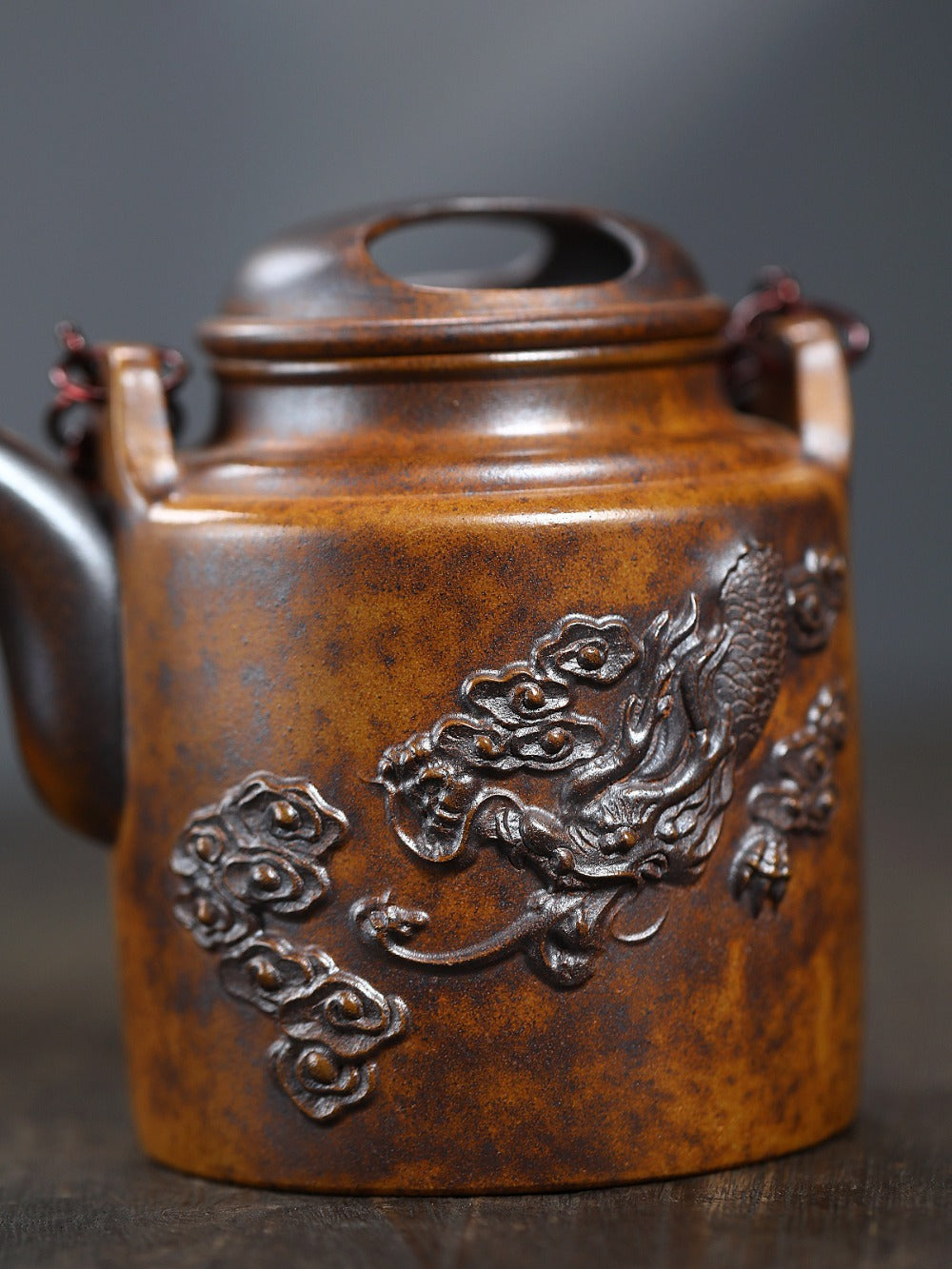 Yixing Zisha Teapot [Yang Tong 洋桶] (High Temperature Duan Ni Fired - 450ml)