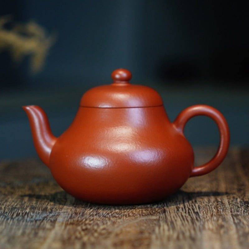 Full Handmade Yixing Zisha Teapot [Pear Pot] (Dahongpao - 170ml)