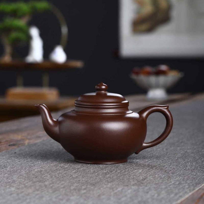 Théière Yixing Zisha entièrement faite à la main [Pot Xiao Ying] (Shi Hong - 360ml)