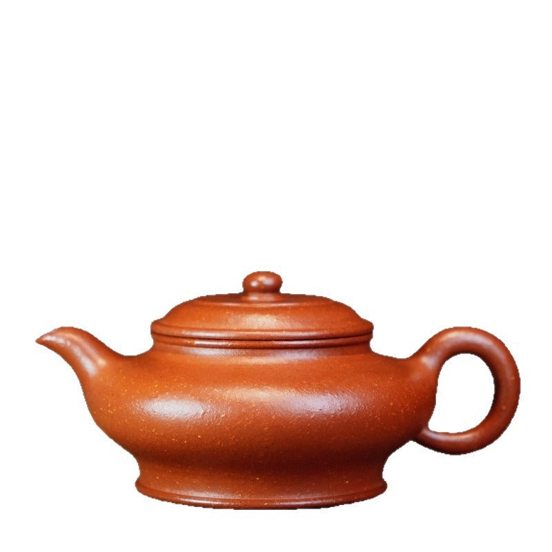 Full Handmade Yixing Zisha Teapot [Xu Bian Pot] (Jiang Po Ni - 210ml)