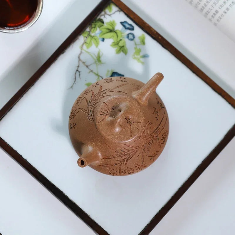 Théière exquise Yixing Zisha [Breeze Ziye Shi Piao] (Jiang Po Ni - 170 ml)
