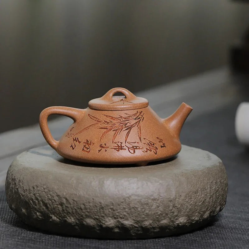 Théière exquise Yixing Zisha [Breeze Ziye Shi Piao] (Jiang Po Ni - 170 ml)