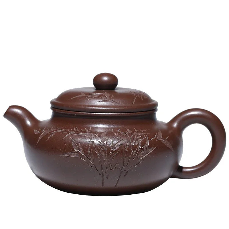 精工 宜兴紫砂茶壶 [仿古壶] (革紫泥 - 220ml)