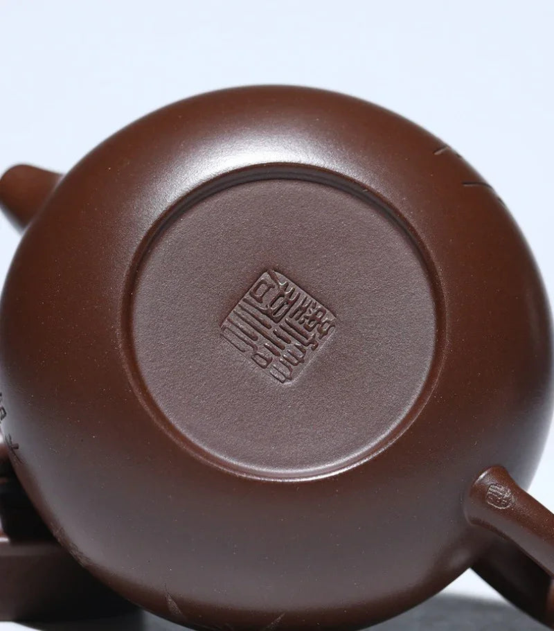 精工 宜兴紫砂茶壶 [仿古壶] (革紫泥 - 220ml)