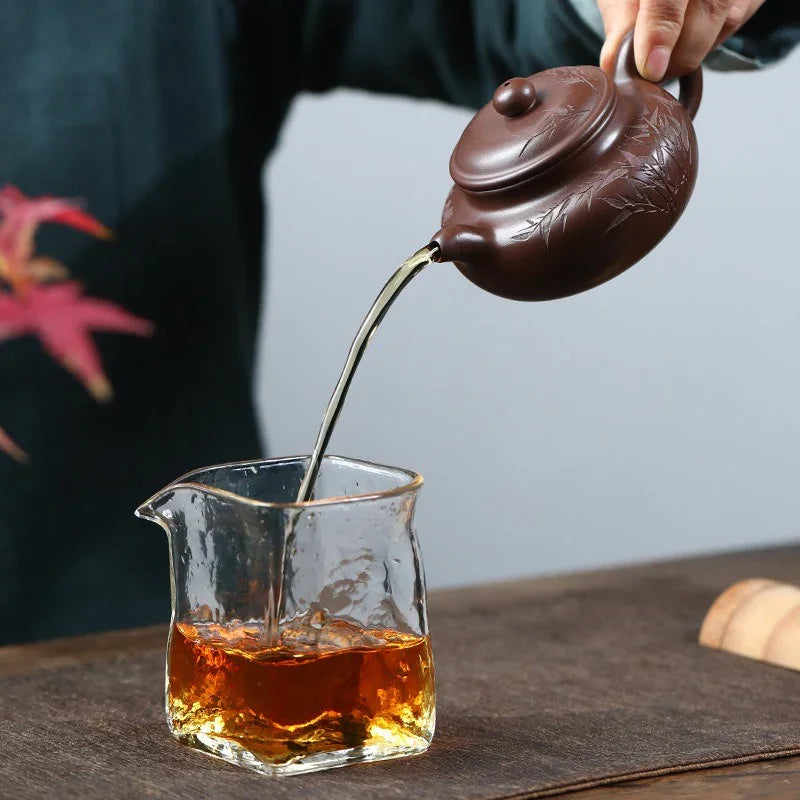 精工 宜兴紫砂茶壶 [仿古壶] (革紫泥 - 220ml)