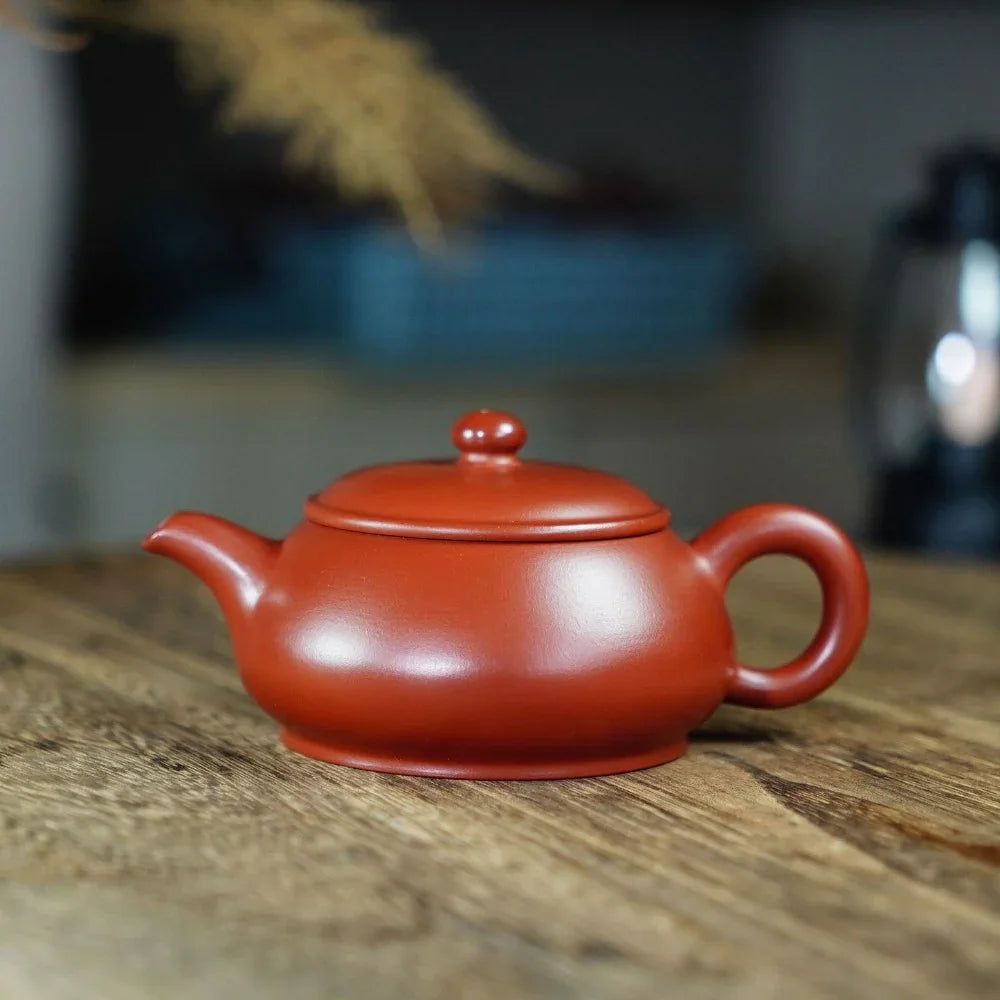 Teko Yixing Zisha yang Halus [Ming Lu Pot] (Dahongpao - 170ml)