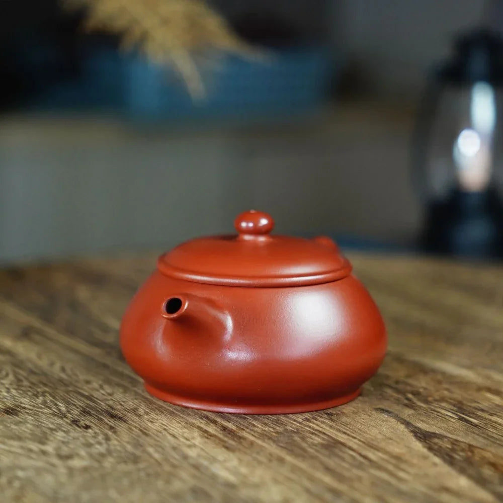 Teko Yixing Zisha yang Halus [Ming Lu Pot] (Dahongpao - 170ml)