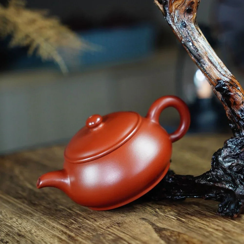 Teko Yixing Zisha yang Halus [Ming Lu Pot] (Dahongpao - 170ml)
