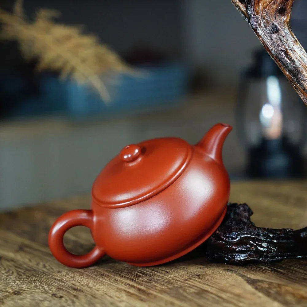 Teko Yixing Zisha yang Halus [Ming Lu Pot] (Dahongpao - 170ml)