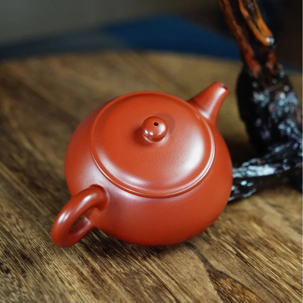 Teko Yixing Zisha yang Halus [Ming Lu Pot] (Dahongpao - 170ml)