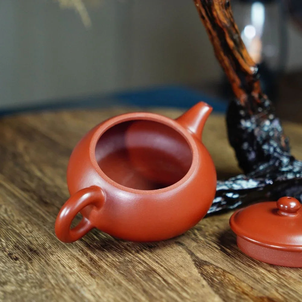 Teko Yixing Zisha yang Halus [Ming Lu Pot] (Dahongpao - 170ml)