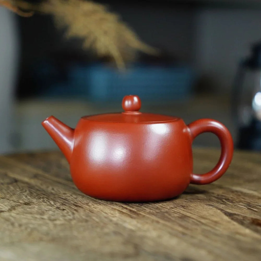 Teko Yixing Zisha yang Halus [Qingyun Pot] (Dahongpao - 230ml)
