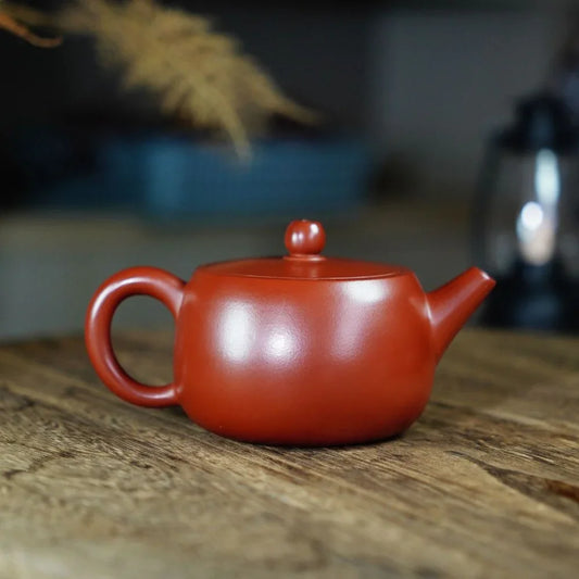 Teko Yixing Zisha yang Halus [Qingyun Pot] (Dahongpao - 230ml)