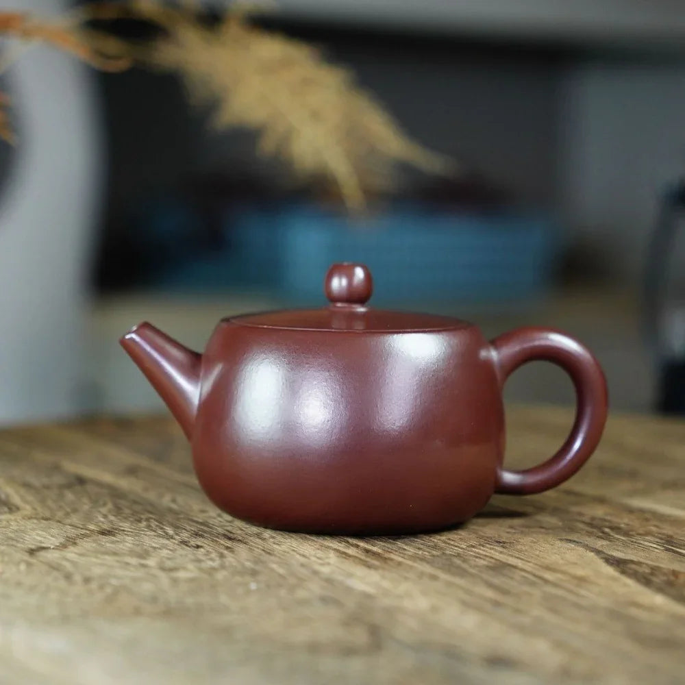 Teko Yixing Zisha yang Halus [Qingyun Pot] (Zi Ni - 230ml)