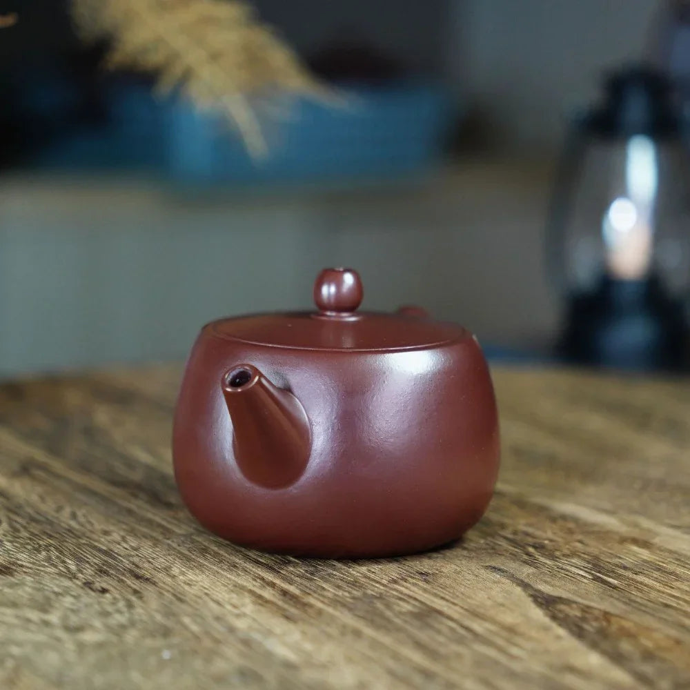 Teko Yixing Zisha yang Halus [Qingyun Pot] (Zi Ni - 230ml)