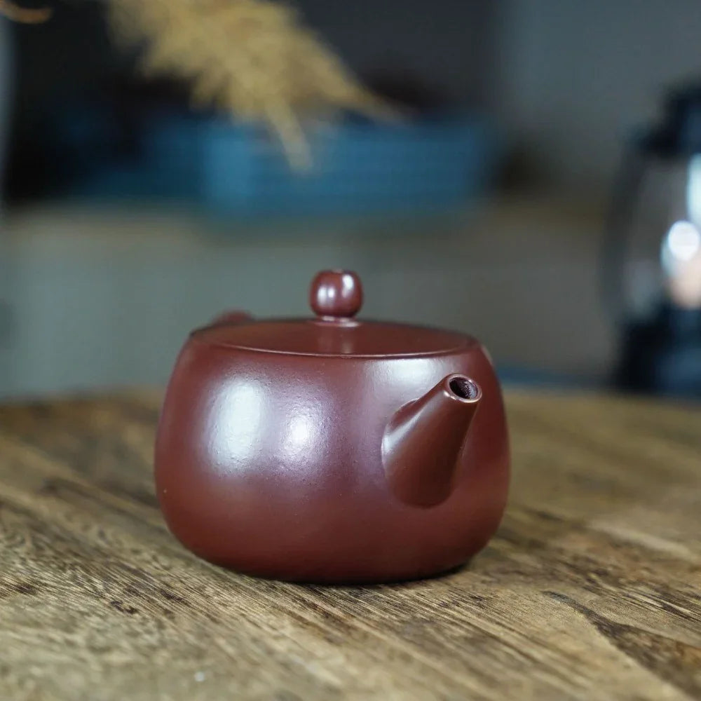 Teko Yixing Zisha yang Halus [Qingyun Pot] (Zi Ni - 230ml)
