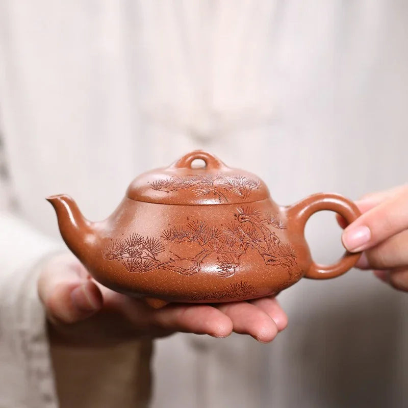 exquisite-yixing-zisha-teapot-songfeng-hantang-shi-piao-jiang-po-ni-240ml-yiqin-tea-house-yiqinteahouse-com-10 - YIQIN TEA HOUSE 一沁茶舍 yiqinteahouse.com