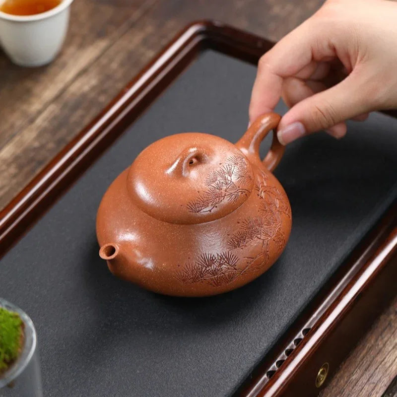 exquisite-yixing-zisha-teapot-songfeng-hantang-shi-piao-jiang-po-ni-240ml-yiqin-tea-house-yiqinteahouse-com-4 - YIQIN TEA HOUSE 一沁茶舍 yiqinteahouse.com