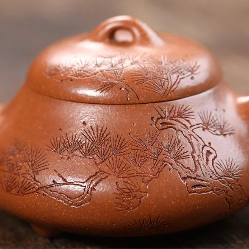 exquisite-yixing-zisha-teapot-songfeng-hantang-shi-piao-jiang-po-ni-240ml-yiqin-tea-house-yiqinteahouse-com-7 - YIQIN TEA HOUSE 一沁茶舍 yiqinteahouse.com