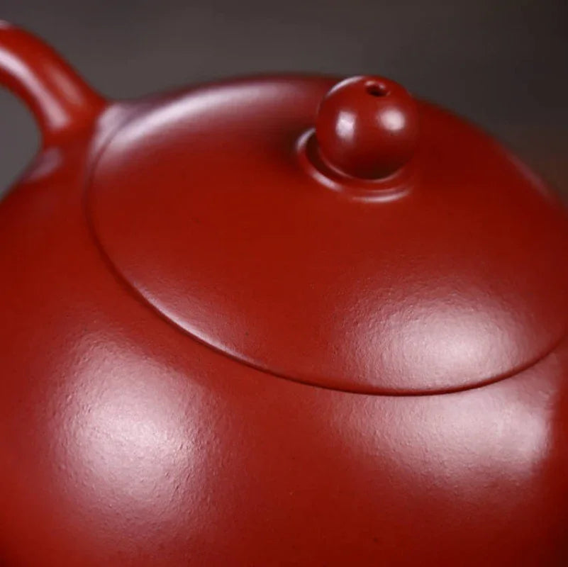Yixing Zisha Teapot [Xishi Pot] (Dahongpao - 240ml) - YIQIN TEA HOUSE | yiqinteahouse.com | 200-300ml, teapot, teaware, zisha teapot