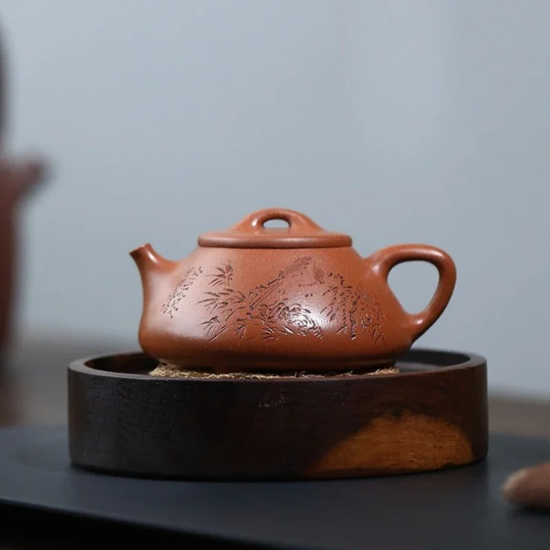exquisite-yixing-zisha-teapot-yi-qing-shi-piao-jiang-po-ni-190ml-yiqin-tea-house-yiqinteahouse-com-2 - YIQIN TEA HOUSE 一沁茶舍 yiqinteahouse.com