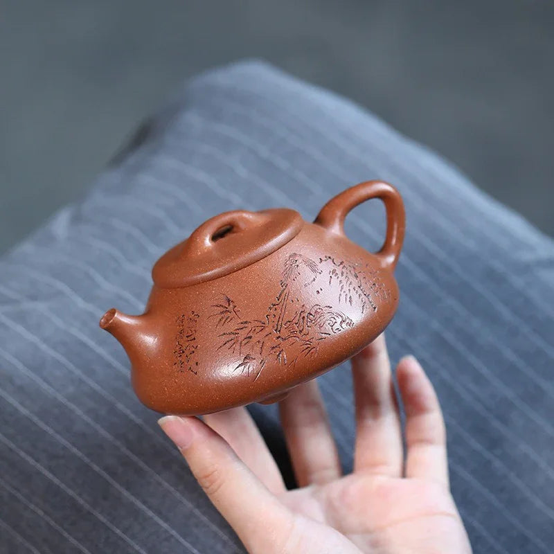 exquisite-yixing-zisha-teapot-yi-qing-shi-piao-jiang-po-ni-190ml-yiqin-tea-house-yiqinteahouse-com-9 - YIQIN TEA HOUSE 一沁茶舍 yiqinteahouse.com