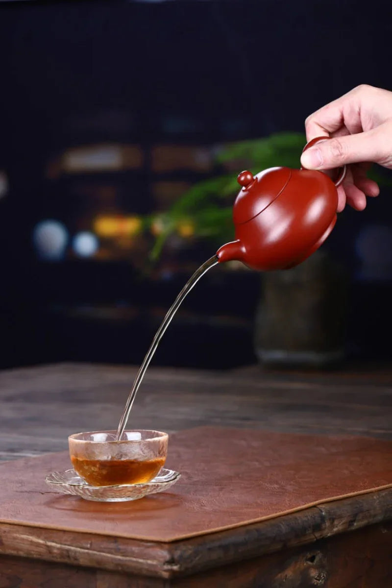 Teko Yixing Zisha yang Halus [Yu Ru Pot] (Dahongpao - 200ml)