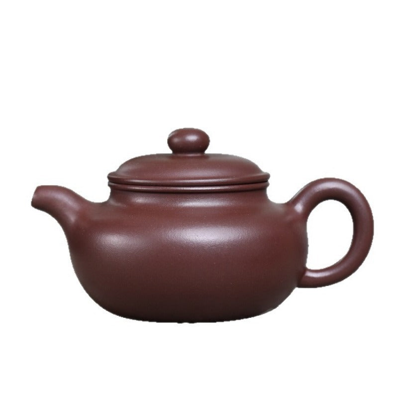 Full Handmade Yixing Zisha Teapot [Fanggu Pot] (Zi Ni - 270ml)